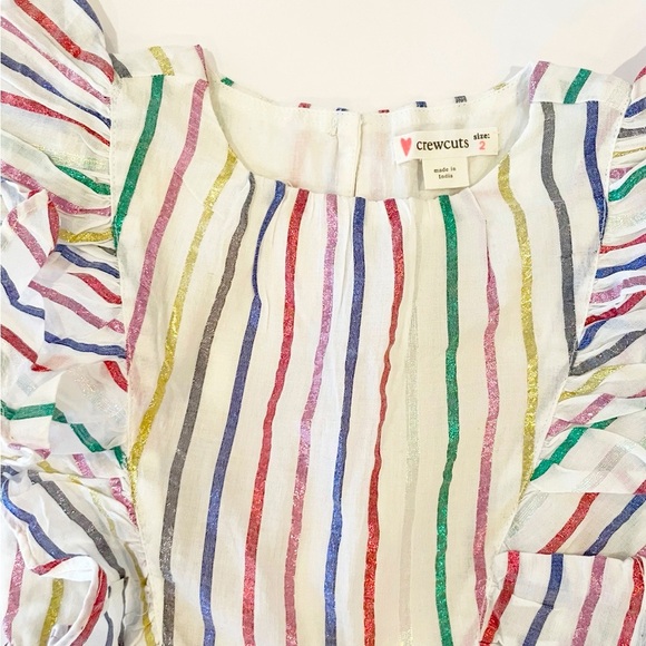 Crewcuts 2T ruffle faux-wrap dress - Picture 3 of 7